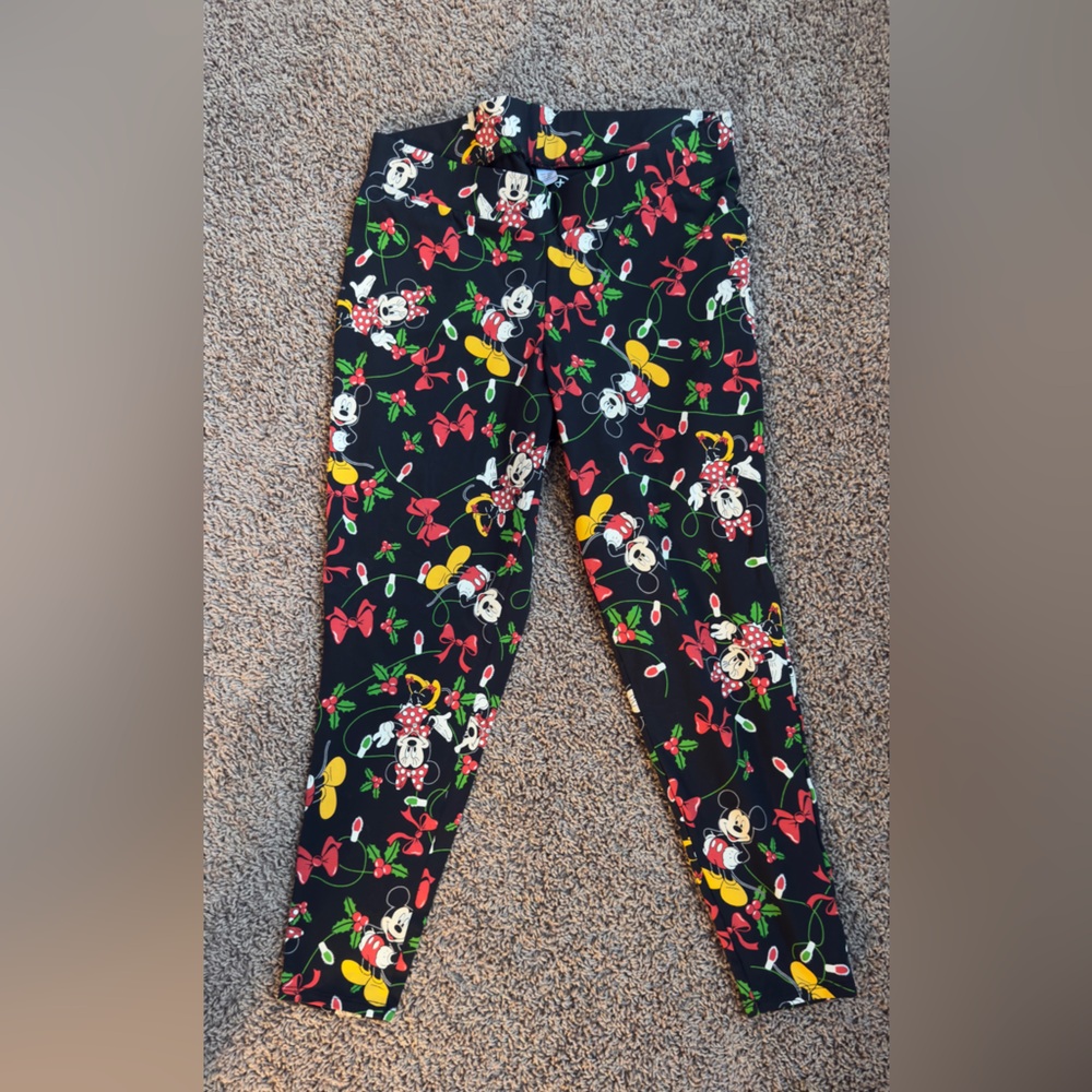 TORRID DISNEY MICKEY MINNIE MOUSE CHRISTMAS LIGHTS LEGGING Size 1